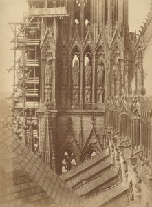 Toren van Koningen in Reims door Henri Jean Louis Le Secq